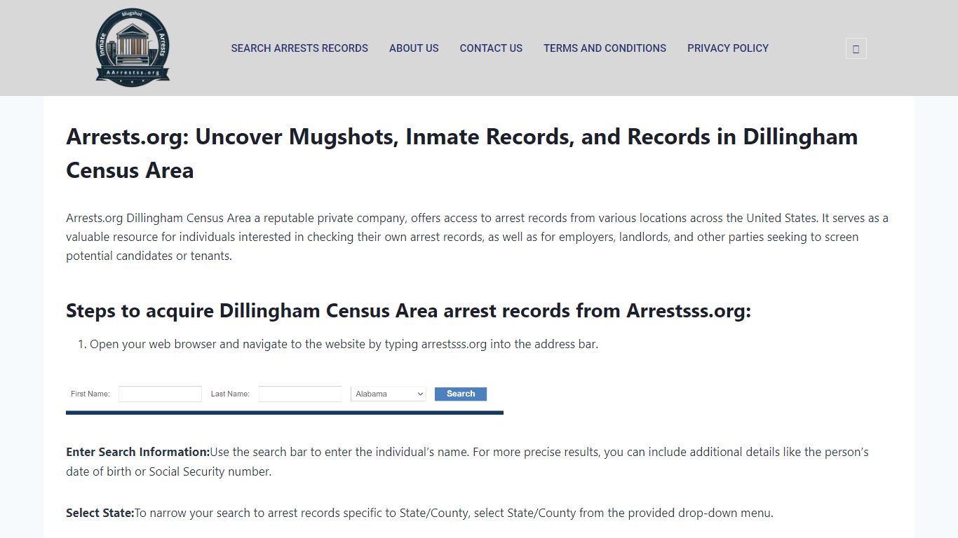 Arrests.org: Uncover Mugshots, Inmate Records, and Records in ...