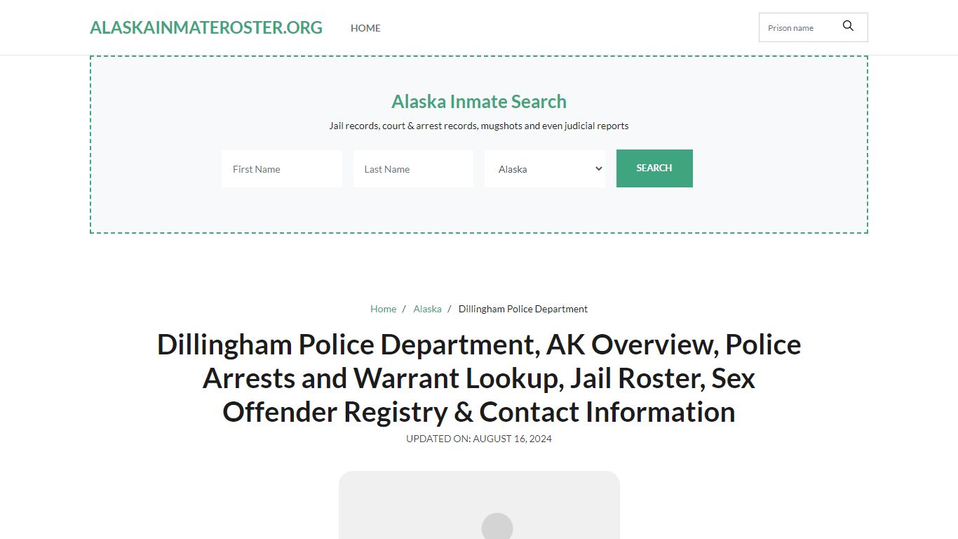 Dillingham Police Department, AK: Recent Arrests, Jail Roster, Search ...